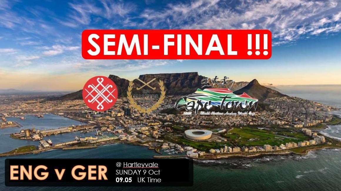 Womens O45s Semi Final

England v Germany

09:05 Hours (UK time) Sunday 9 October

youtube.com/watch?v=4PUd8L…