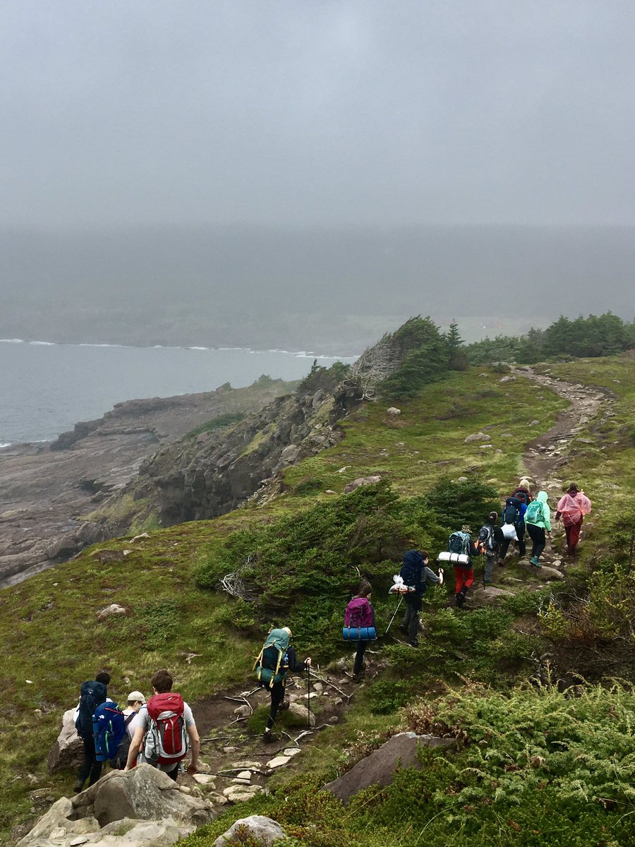 MsPhillipsSPJH's tweet photo. Thanks for the invite to hike 🥾with some awesome students!! @mme_blundon Your dedication to the Duke of Edinburgh Program is inspiring!! @SPJHPythons @dukeofednl @EastCoastTrail https://t.co/YJr0m8qhyy