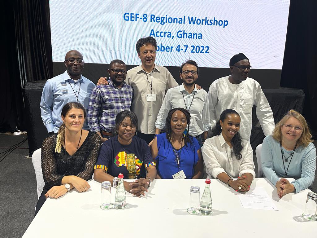 JMSinnassamyGEF's tweet image. A nice and diversified @theGEF team to introduce the GEF8 eleven #IntegratedPrograms. Ok, we also discussed about the focal areas.