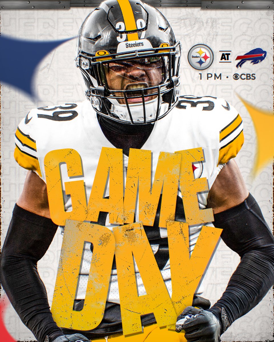 steelers's tweet photo. Gameday in Buffalo ‼️ https://t.co/y3KaeQ5udz