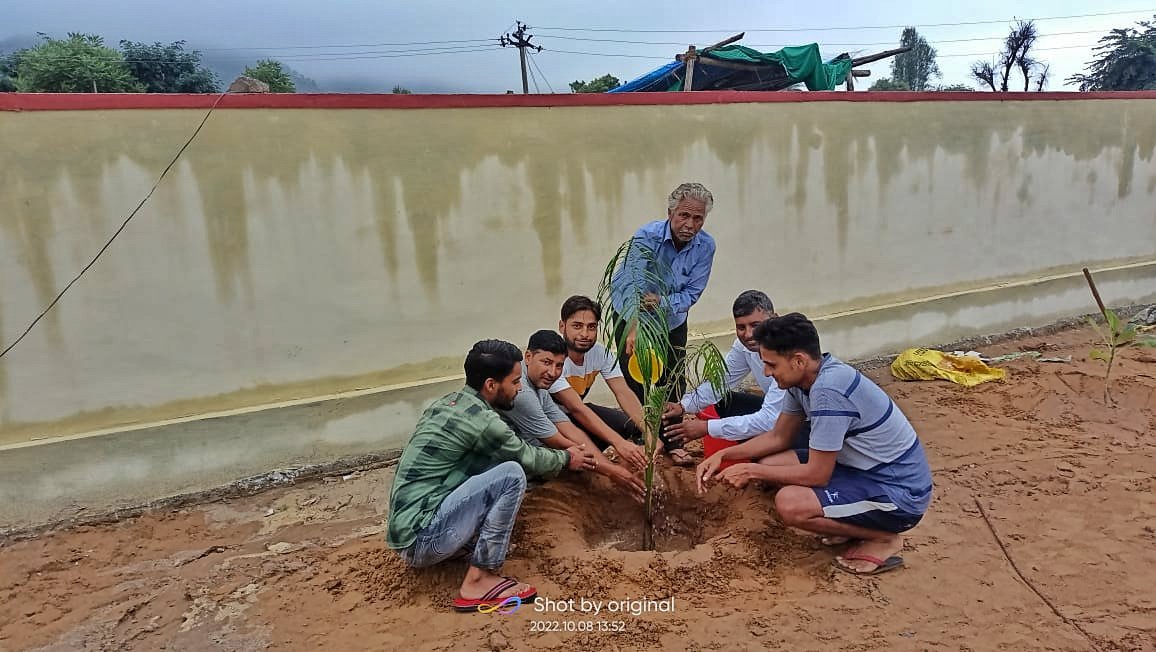 Mklalsot's tweet photo. 🌲हाल ही में नव क्रोमन्नत राजकीय समुदायिक स्वास्थ्य केंद्र गोल मे #ग्रीन_अस्पताल परिसर के तहत 50 पेड़ पौधे लगाएं गए @plmeenaINC
@CmhoDausa https://t.co/lvFQy9O1LX