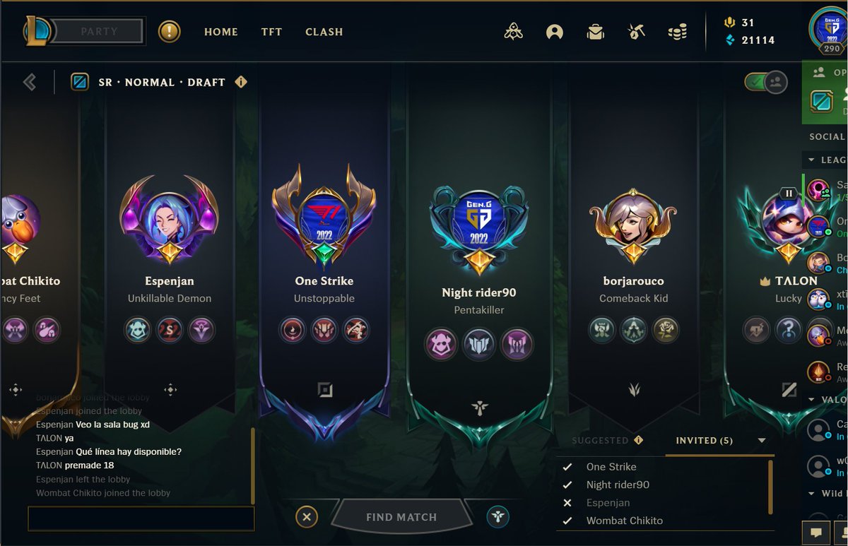xOverkillx's tweet photo. Parece que ahora el LoL será de 6 personas https://t.co/UJ2c8uhfsz