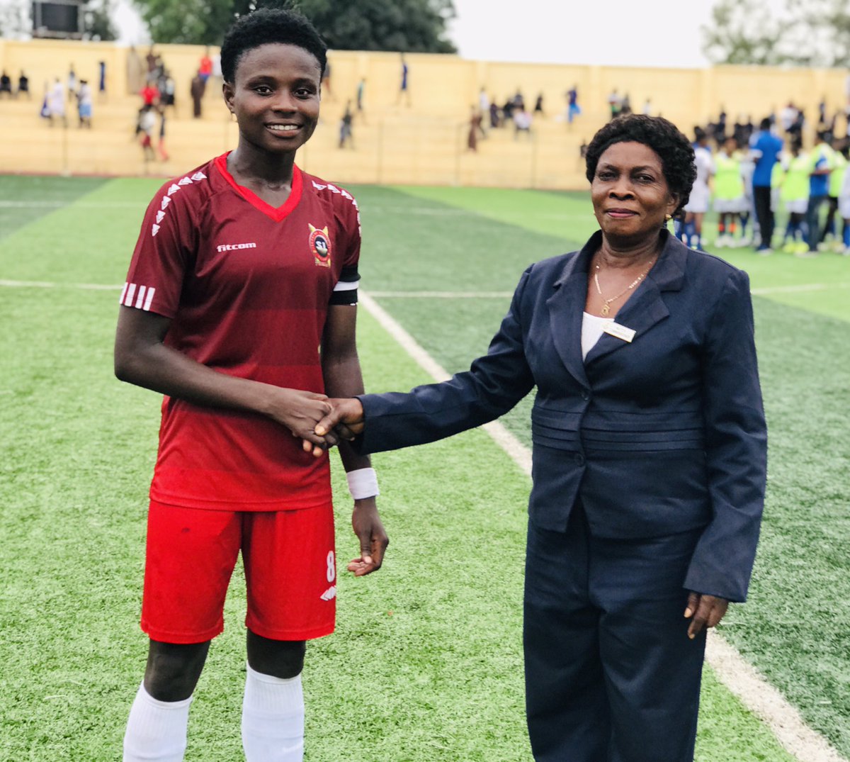 LadiesSupreme's tweet photo. Your best player #LindaOwusuAnsah 
Congratulation Capito 👏🏻👏🏻

#EnjoyAWorldOfGood
#MaltaGuinnessWPL
#MaltaGuinnessWomenPremierLeague 
#BringBackTheLove 
#SheDidThat
🔴⚪️🟡 https://t.co/Dc2UNf2yQw