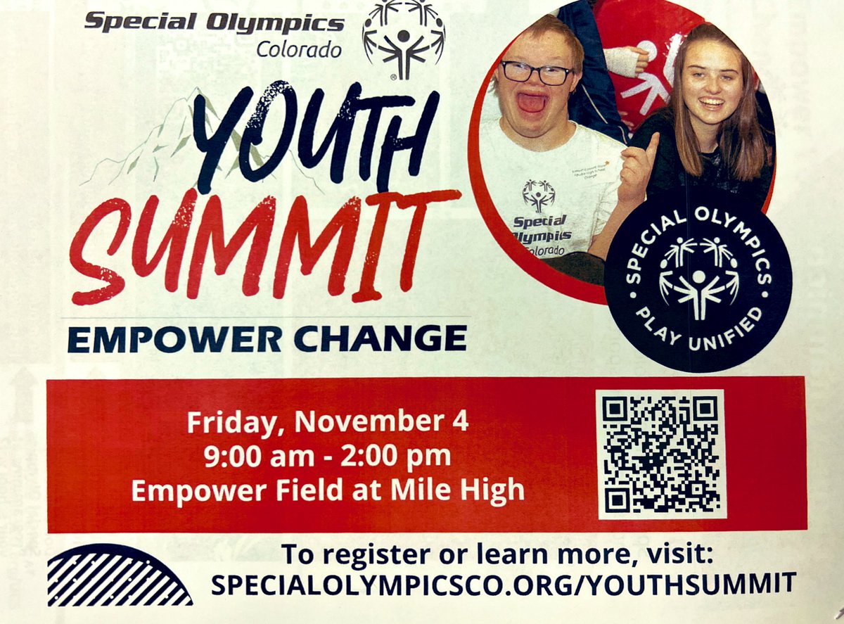 camlecolorado's tweet photo. Learned so much about how #MiddleSchools can ramp up their inclusive practices from Rick Brady and Marciela Shukie from @SpecOlympicsCO today at #CAMLE22 looking forward to checking out their Youth Summit- Empower Change event! https://t.co/8AIh6VtlLI