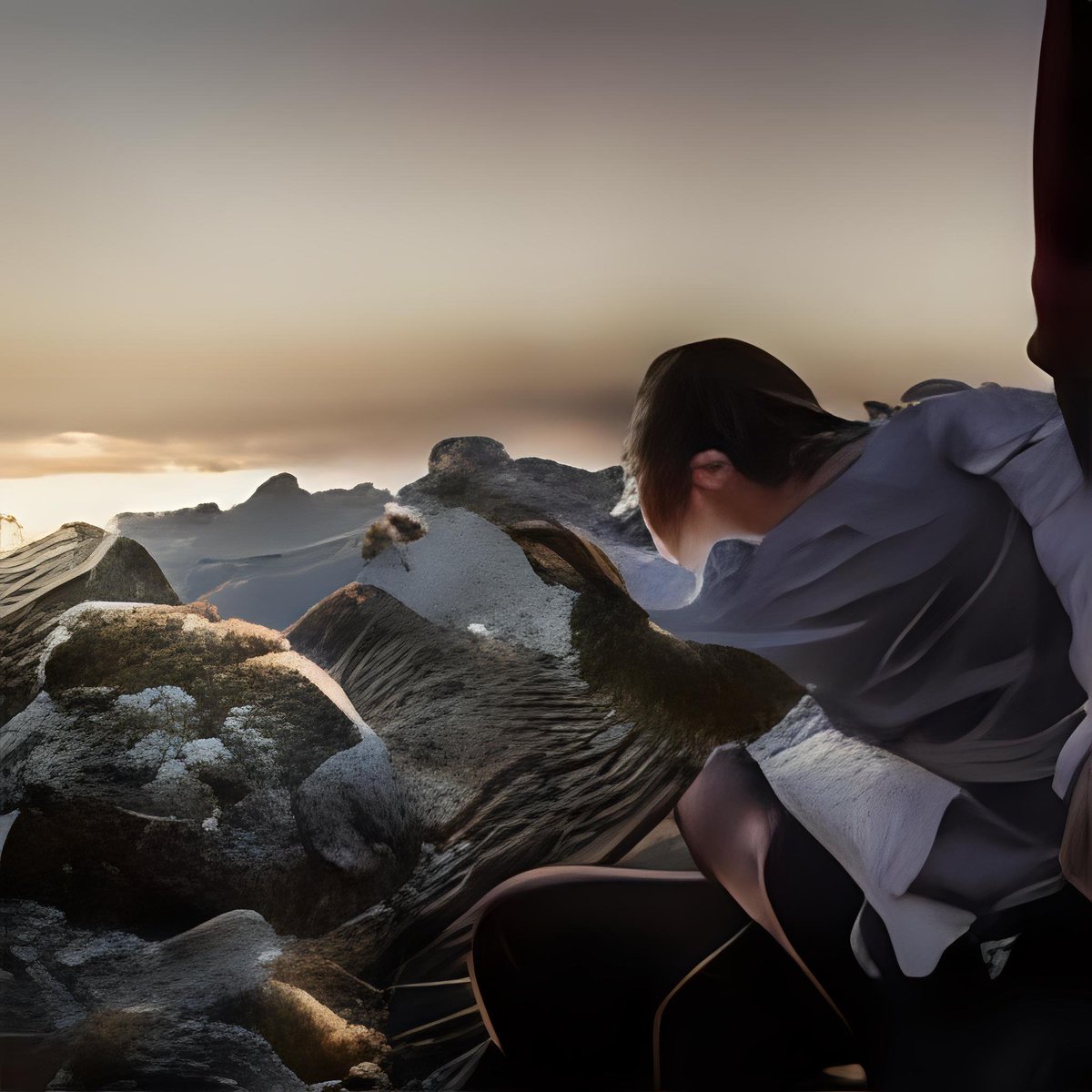 "Admiring The Overview"

"Seeing the sun shines,
Nodding at it, hearing no whines,
Looking above as it makes me thrive."

#NFT #NFTs #AI #AIArt #AiCasso