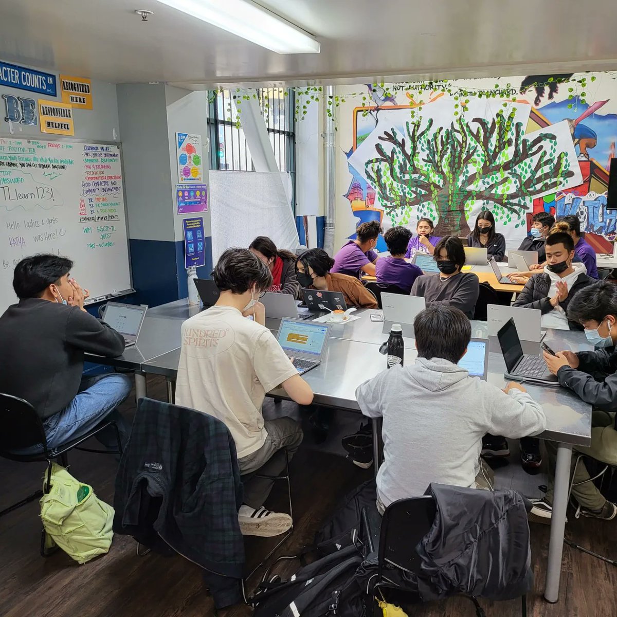 MichaelBenVuong's tweet photo. Another great week at the Club!! #GrowingGains #Tenderloin #TLClubhouse #BGCSF https://t.co/0NV5aHIfzU