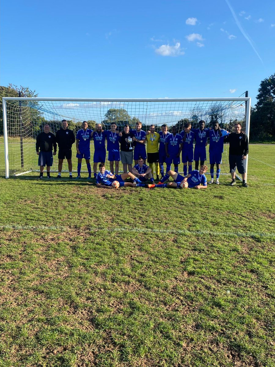 FcKenilworth's tweet photo. Massive congratulations to Jack, Douch, Carl and Andy (and of course the players) on winning the Hospital Cup today 2 v1 vs Badsey Rangers. https://t.co/p5JX1XWTI7