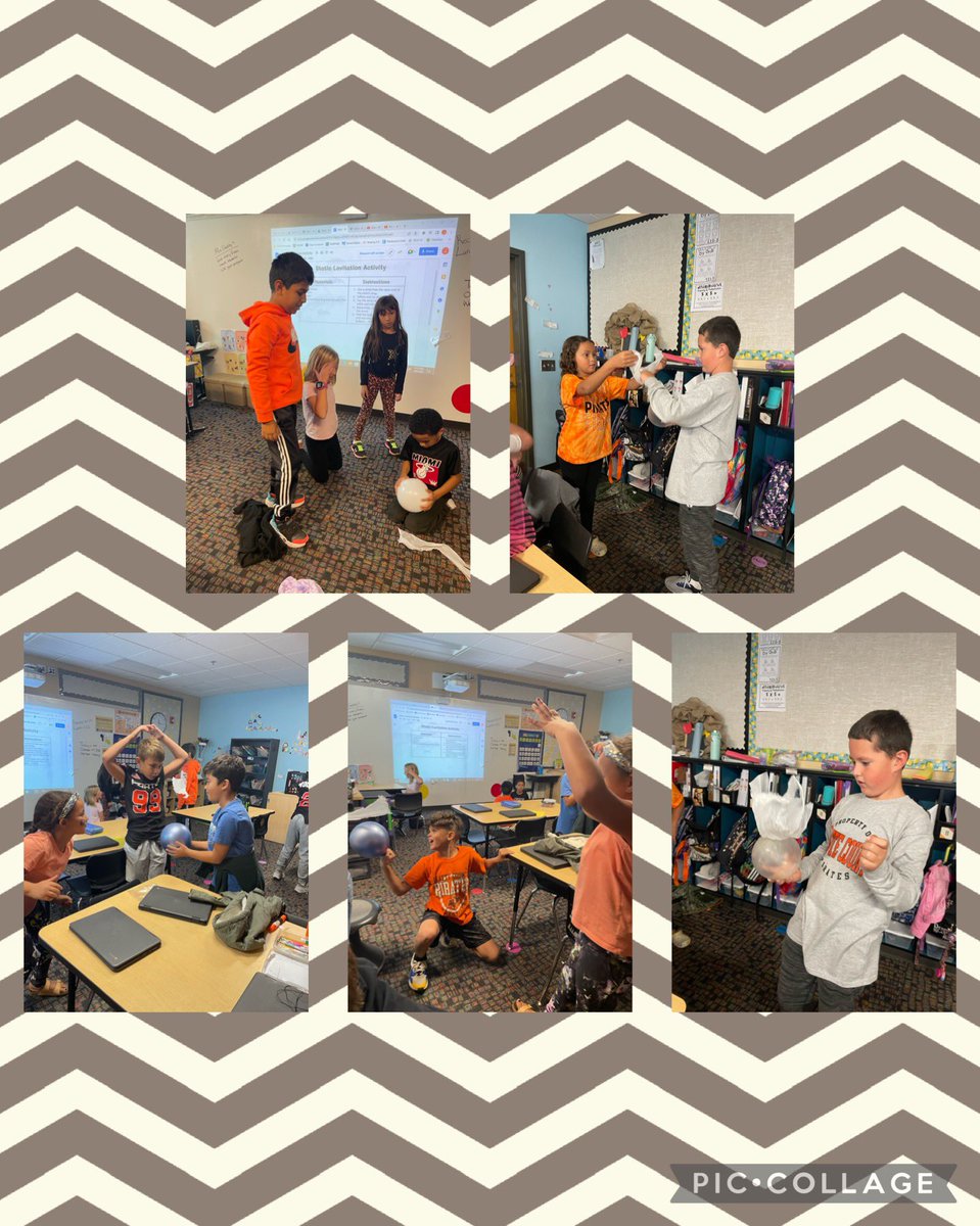 Static Electricity and Magnetism Science Experiment. 🧡🤍🧡 #PCR3Proud <a href="/PathfinderElem/">PathfinderElementary</a>