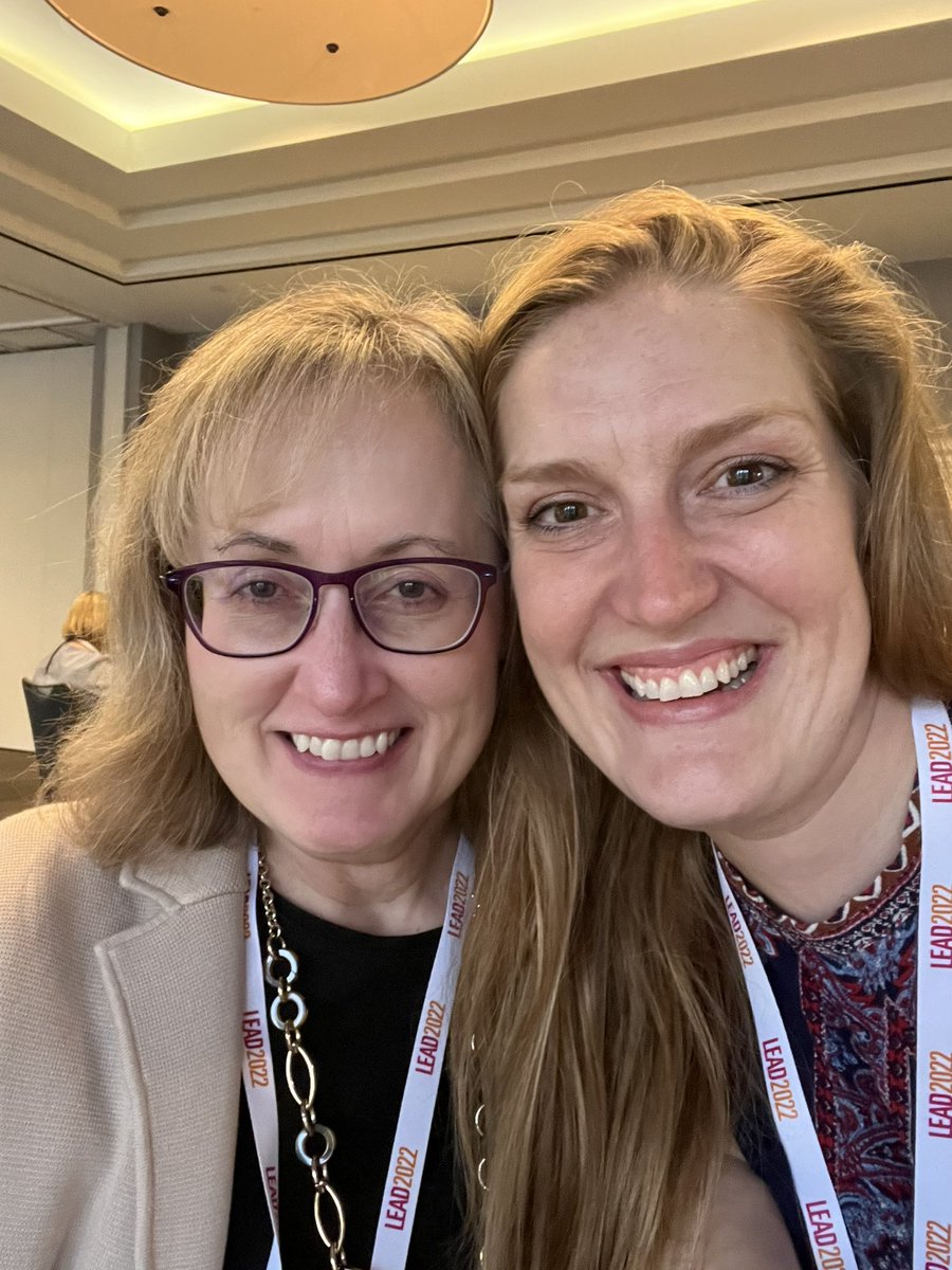 LEAD provides opportunities to meet with amazing WIM in a relaxed environment. Met @JulieBrahmer. Thank you for your support and friendship! #LEAD2022