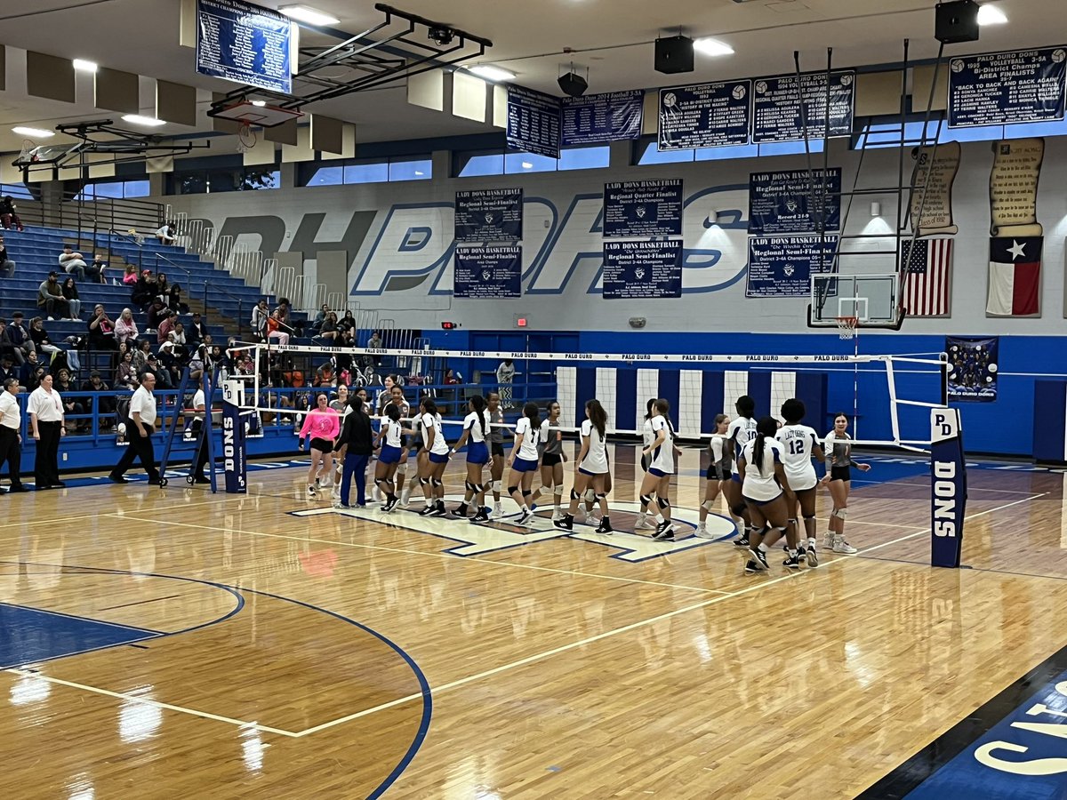 Amarillo ISD Athletic Department (@teamaisd) on Twitter photo Today, we recognize the dedication of our Volleyball officials! We appreciate everything you do!
Featured Game in <a href="/teamaisd/">Amarillo ISD Athletic Department</a>
District 3-5A
<a href="/PaloDuroHigh_/">Palo Duro High</a> vs <a href="/CaprockVolleyb1/">Caprock Volleyball</a>
<a href="/THSCAcoaches/">THSCA</a> <a href="/OfficialTHSADA/">THSADA</a> <a href="/Eric_Mims_Sr/">Coach Eric Mims, Sr.</a> @RockStrongFB Today, we recognize the dedication of our Volleyball officials! We appreciate everything you do!
Featured Game in <a href="/teamaisd/">Amarillo ISD Athletic Department</a>
District 3-5A
<a href="/PaloDuroHigh_/">Palo Duro High</a> vs <a href="/CaprockVolleyb1/">Caprock Volleyball</a>
<a href="/THSCAcoaches/">THSCA</a> <a href="/OfficialTHSADA/">THSADA</a> <a href="/Eric_Mims_Sr/">Coach Eric Mims, Sr.</a> @RockStrongFB