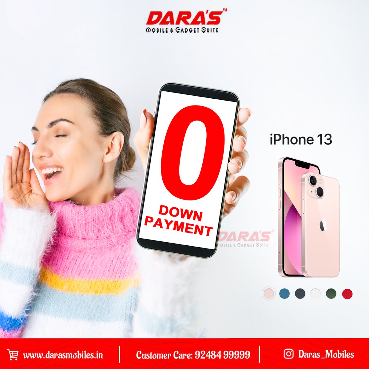 gupta9989's tweet photo. Grab iPhone 13 with 0 Down Payment !!
Call Now : 92484 99999
Shop Online : https://t.co/SjMx3a3zYX

.

.

.

.
.
#daras #darasmobiles #mobilestore #mobiles #smartphones #mobiledealer #mobiledeals #mobileoffers #mobiledicsounts #bestmobilestore https://t.co/vijDkJajeS