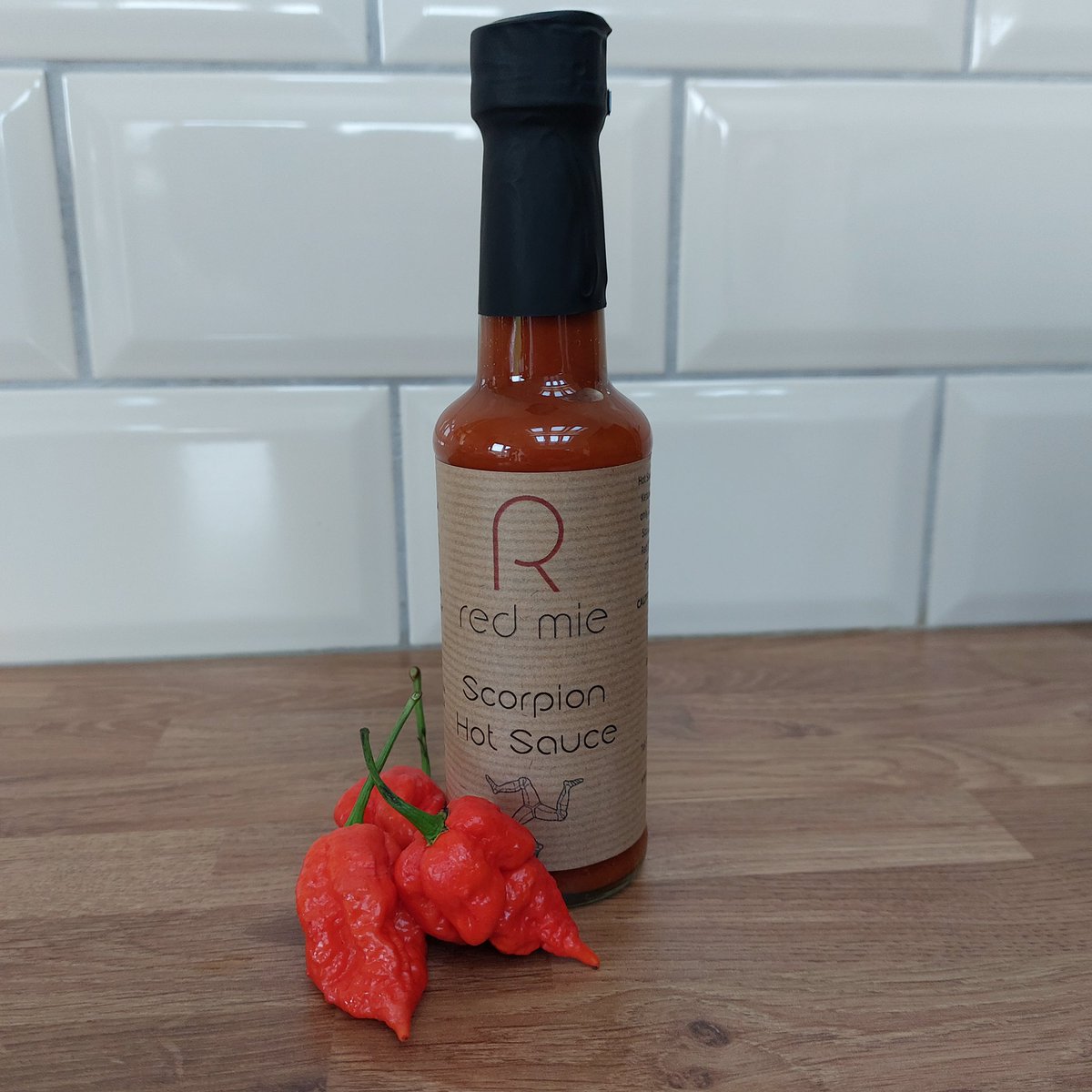 We've had a lot of requests for a super hot, so here it is, our Scorpion Hot Sauce, not for the faint hearted each bottle contains a whole Trinidad Moruga Scorpion - this 100% comes with a sting! 
redmie.sumupstore.com/product/scorpi…

#hotsauce #chillies #trinidadmorugascorpion #isleofman