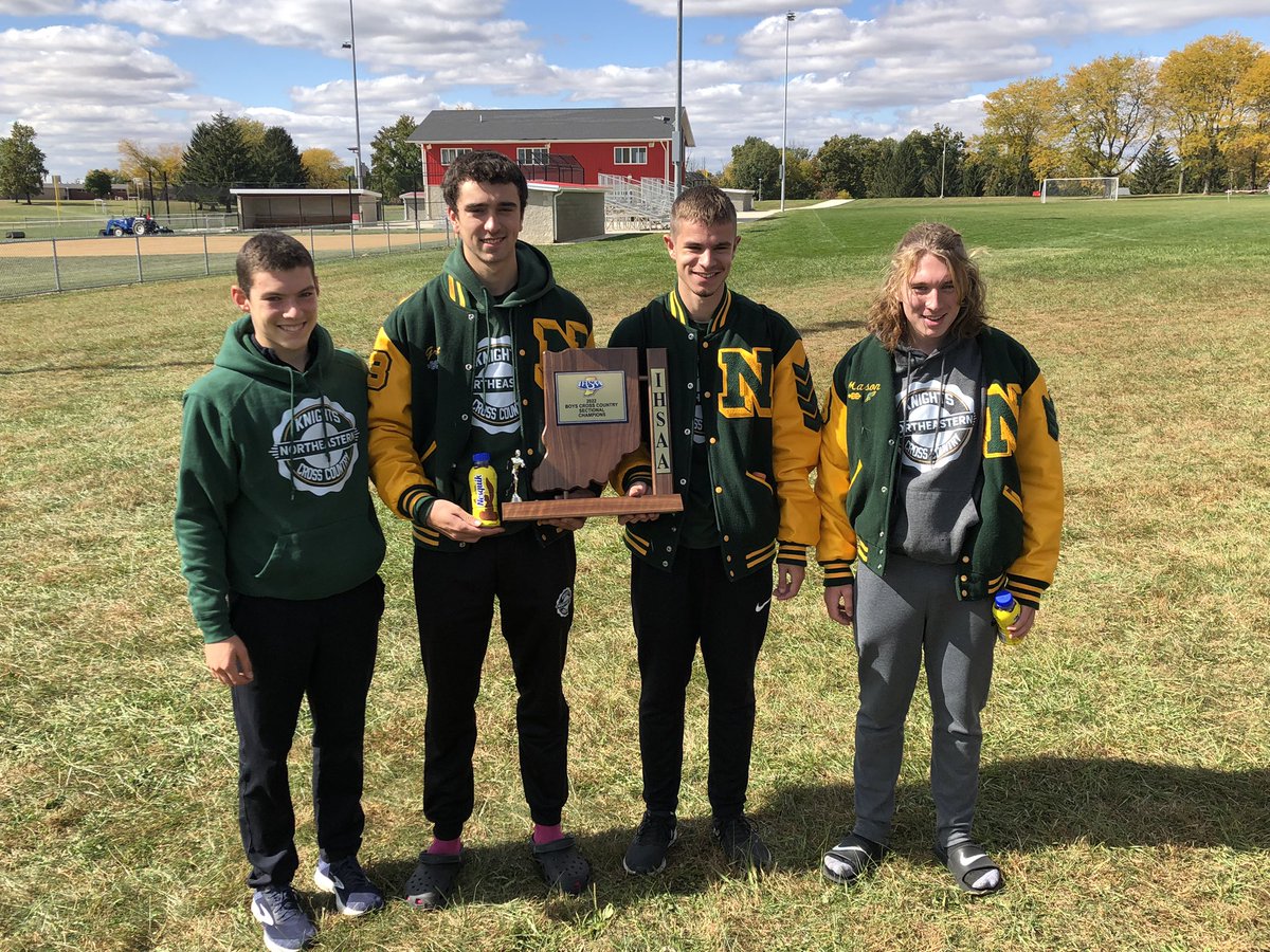 SteveTricia's tweet photo. Knights are BACK TO BACK Sectional XC Champions 
🔰🗡️🏃🏻‍♂️ @go_nws_knights @barstool_wayne @765sports_Fern @zachpiatt13 @NHS_Knights_XC @KnightsofNHS https://t.co/JgYCvu5KNz