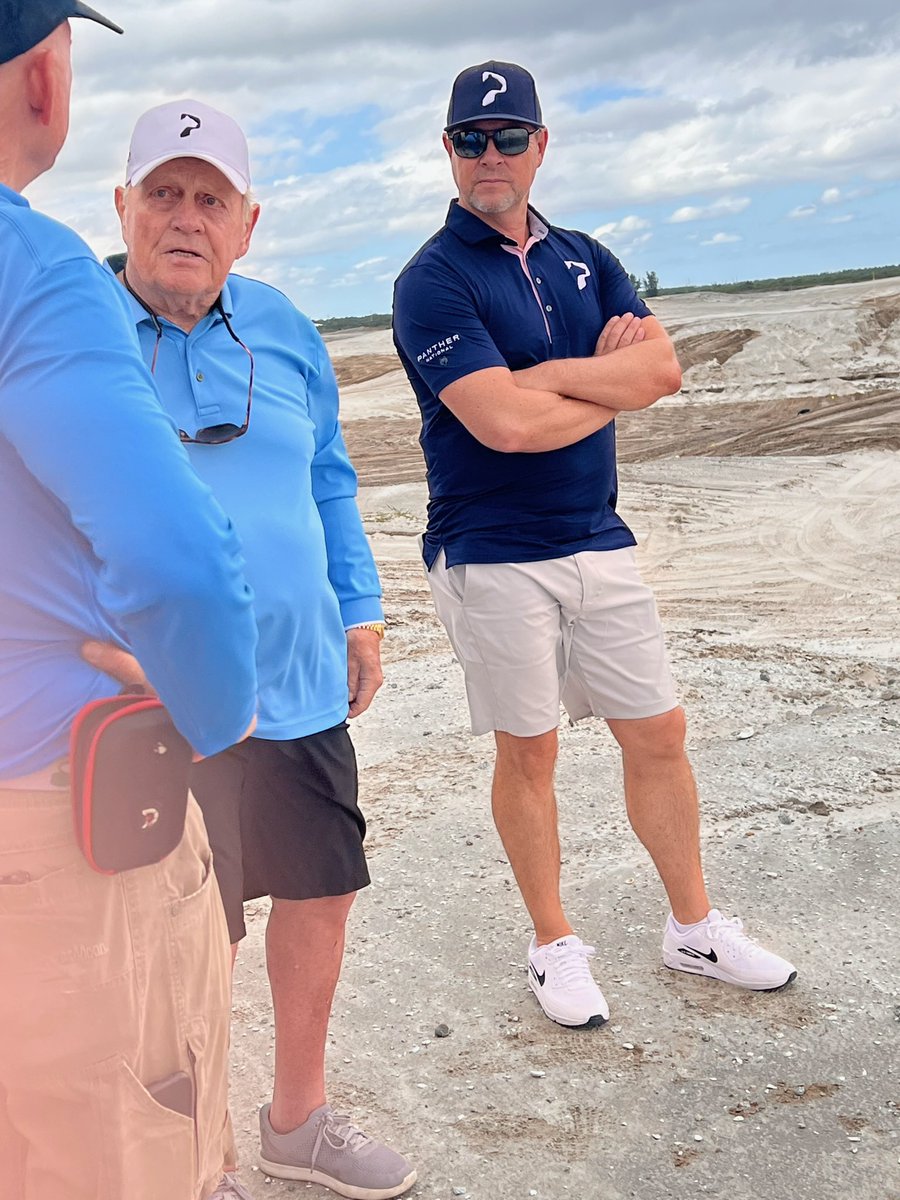 senn1818's tweet photo. Spent time with Jack Nicklaus today at Panther National to make this place even more unique! https://t.co/h9at0dEEHa