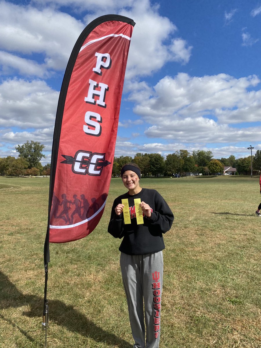 PlymouthHS_XCTF's tweet image. SCHOOL RECORD!!! Congrats to Sophie Wray who broke the 5k school record today by 5 seconds. She ran 19:14 and is the fastest Plymouth girl in 21 years!!!