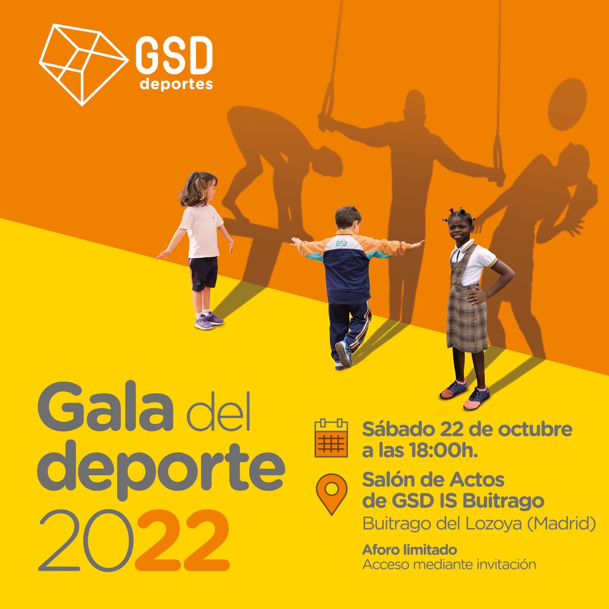 GSDcdeportivo's tweet photo. El sábado 22 de octubre en @gredossandiego Buitrago celebraremos la Gala del Deporte GSD.
En esta ceremonia se dará entrega a los deportistas más destacados de nuestro Club en la temporada 2021-22. https://t.co/BVEHIxO2tJ