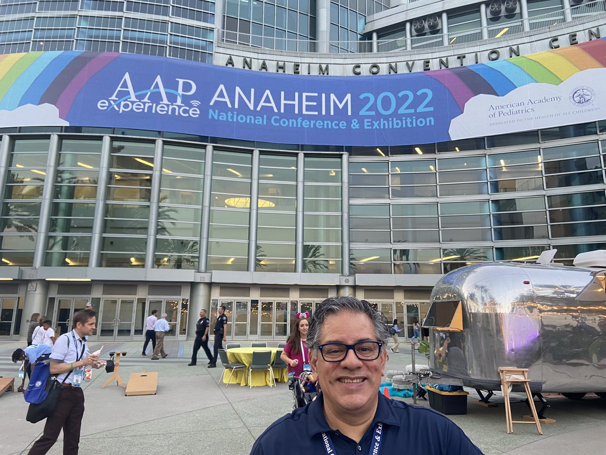 Dr. John had a great first day at the @AAPexperience in Anaheim. So much great content. DYK Dr. John is a member of the @OCAAP of the @AmerAcadPeds ? Although he is a pediatric dentist member of the @AmerAcadPedDent he feels fortunate to collaborate with @chocchildrens