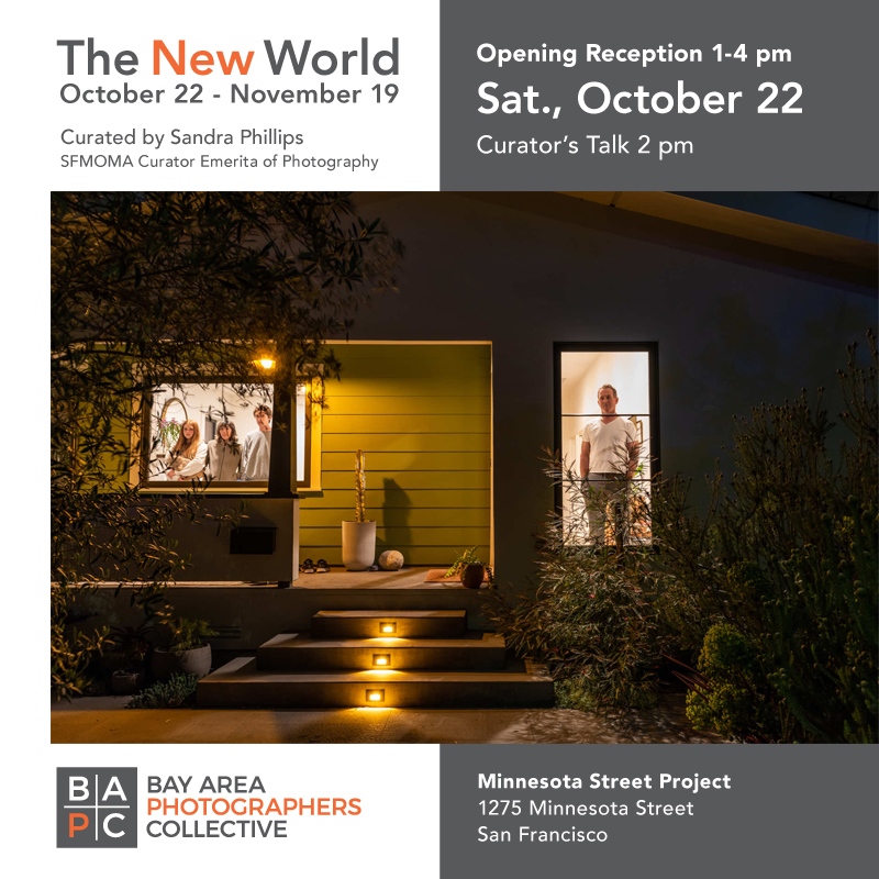 bapcsf's tweet photo. In 2 weeks, join us for the opening reception of our upcoming exhibition, 'The New World,' is only 1 month away! 10/22 from 1-4pm.

Curated by Sandra Phillips, the exhibition runs from October 22nd to November 19th at the Minnesota Street Project.

Image by member Neo Serafimidis https://t.co/mTNOj4d5qe