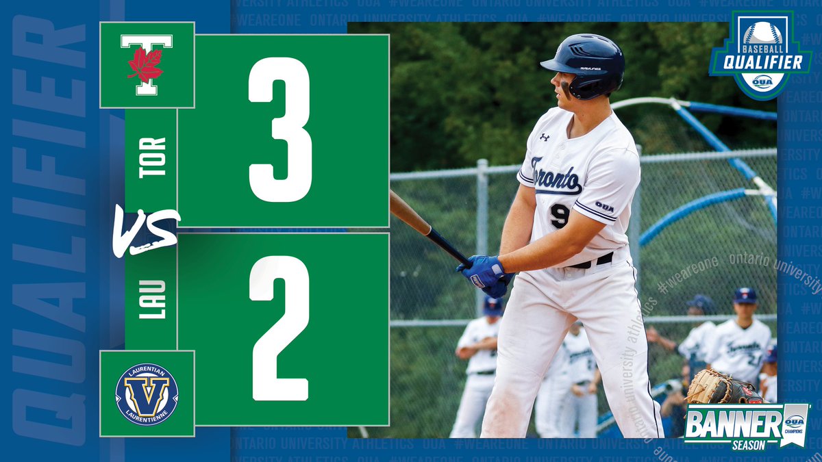 FINAL SCORE ⚾️

<a href="/Varsity_Blues/">U of T Varsity Blues</a> | 3
<a href="/LUVoyageurs/">Laurentian Voyageurs</a> | 2

#WeAreONE | #BannerSeason