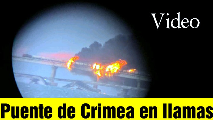 GUERRA UCRANIA-RUSIA: Momento de la explosión💥 en el puente de Kerch en Crimea.

Mira el Momento👉 youtu.be/7kwXgtXLrv0

#GUERRA #UCRANIA #RUSIA #explosión #Kerch #Crimea #puente #destacar #últimahora #viral #virales #ultimahora #urgente #putin #tatiana #FelizSabado