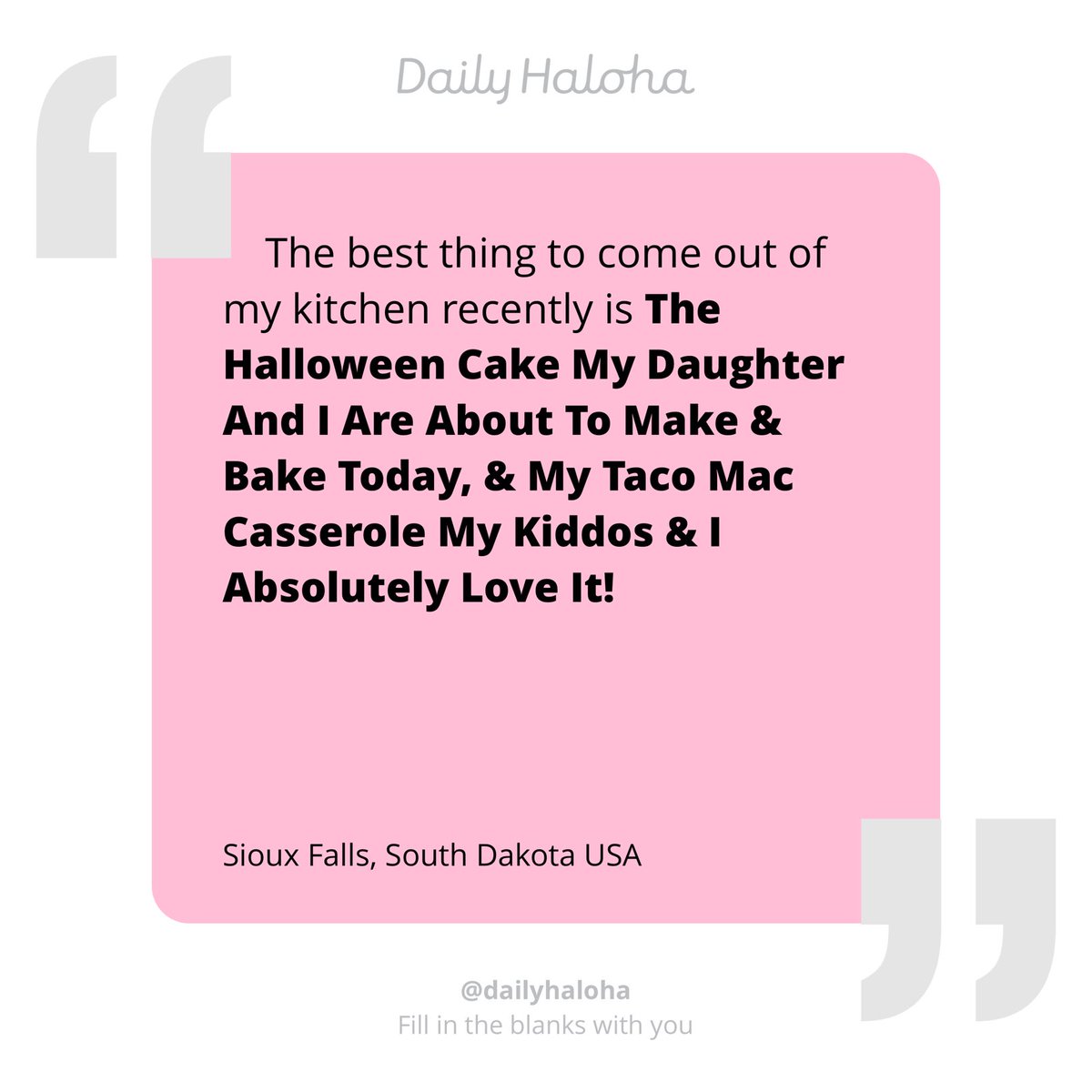 #DailyHaloha #SaturdaysHaloha #WeekendHaloha #InTheKitchen #BakingWithMyKids #HalloweenCake #TacoMacCasserole