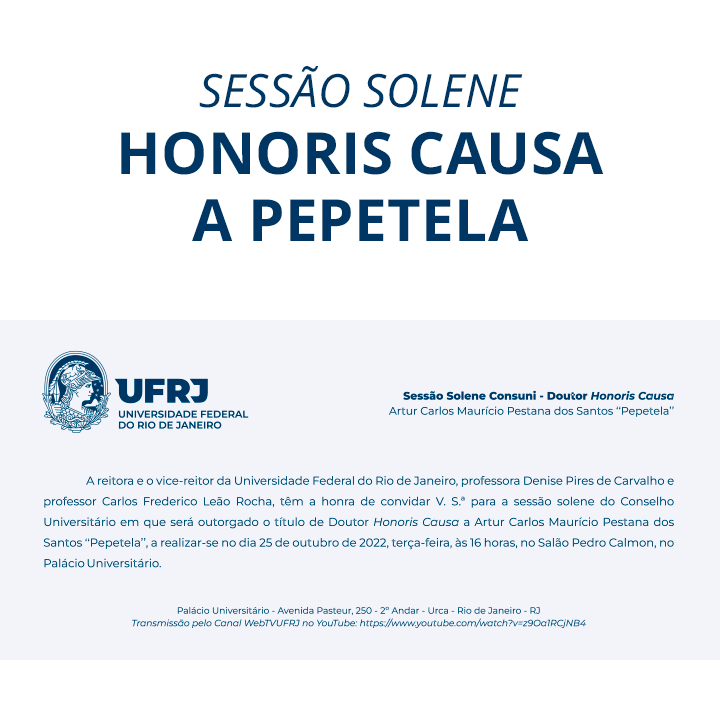 PEPETELA NO BRASIL! ✨

O escritor angolano Pepetela virá ao Brasil para receber o Título de Doutor Honoris Causa no dia 25 de outubro na UFRJ, no Rio de Janeiro!

Acompanhe nossas redes sociais para saber de outros eventos a serem divulgados!