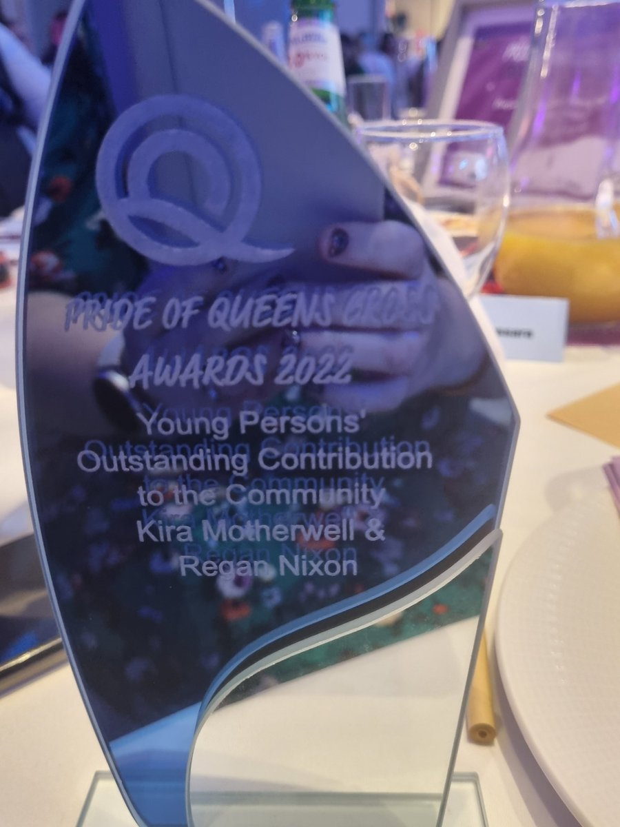 Well done to Regan and Kira who are Wellbeing Workers <a href="/QchaYouth/">QCHA Housing First for Young People</a> who won young staff members contribution to the community award. Showing the difference that young people choosing social care as their career can make #POQCA2022
