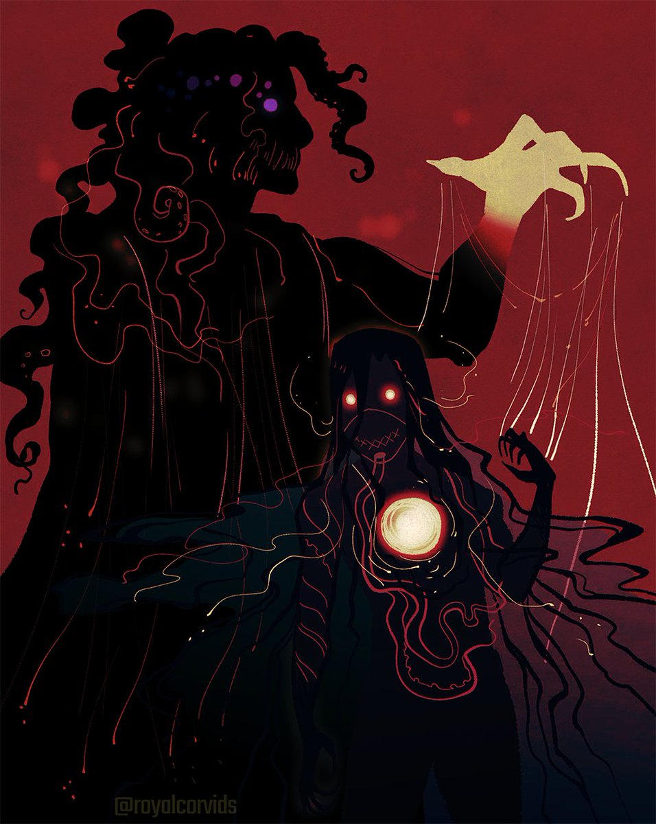 royalcorvids's tweet photo. i won't even tag this bc we're too deep in the au but please know that this is calypso!boone and davy jones!bloodhound only about three hell circles deeper https://t.co/9V4FS6i0mz