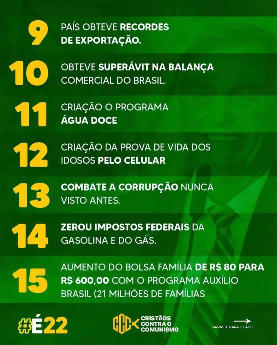 mfriasoficial's tweet photo. 60 motivos para votar em Bolsonaro: https://t.co/dxRNJHQd8a