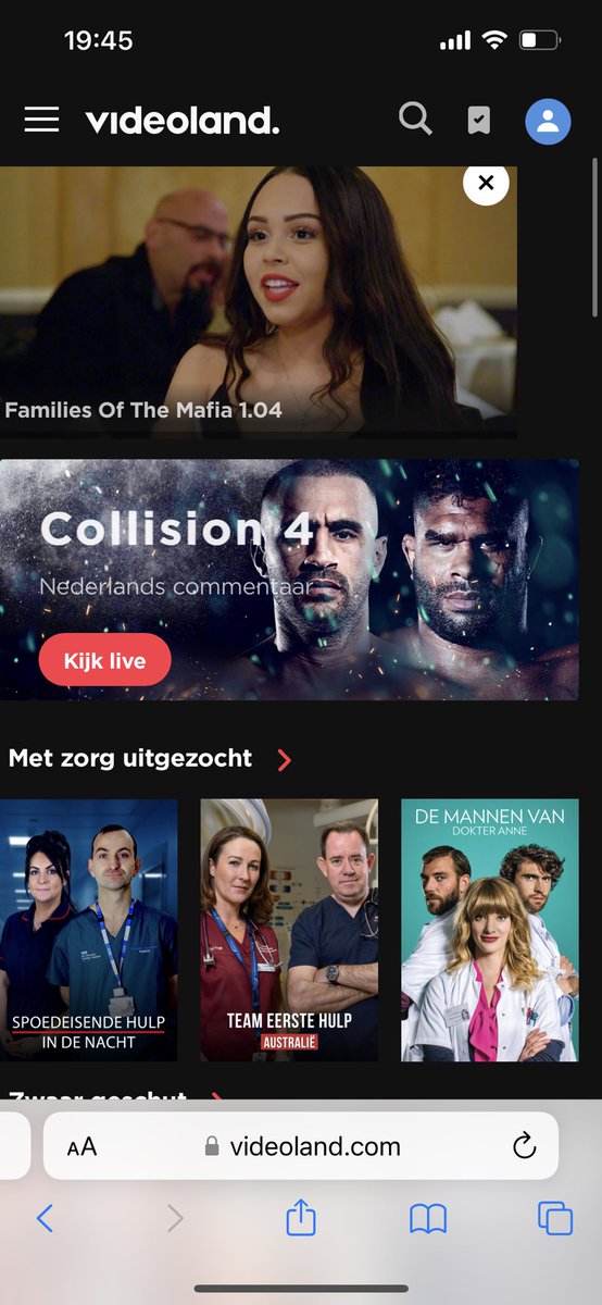 PurpleHeart020's tweet photo. @Videoland @Videoland Vorige keer gezeik met aan de praat krijgen van de livestream, en nu weer! Via app op iOS doet ie t niet en via web browser ook niet. Hoe op te lossen?! Dikke #fail https://t.co/LFtfR51mmj