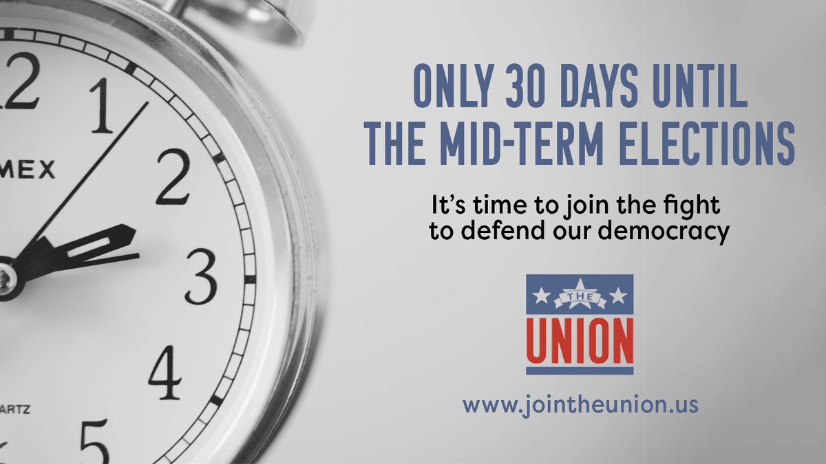 "We do not have government by the majority. We have government by the majority who participate." - Thomas Jefferson
Tom is talking to YOU and US!
We ALL have just 30 Days to #TakeAction to save democracy.
#GOTV 
#DefendDemocracy #FightFascism
#SaveTheRepublic