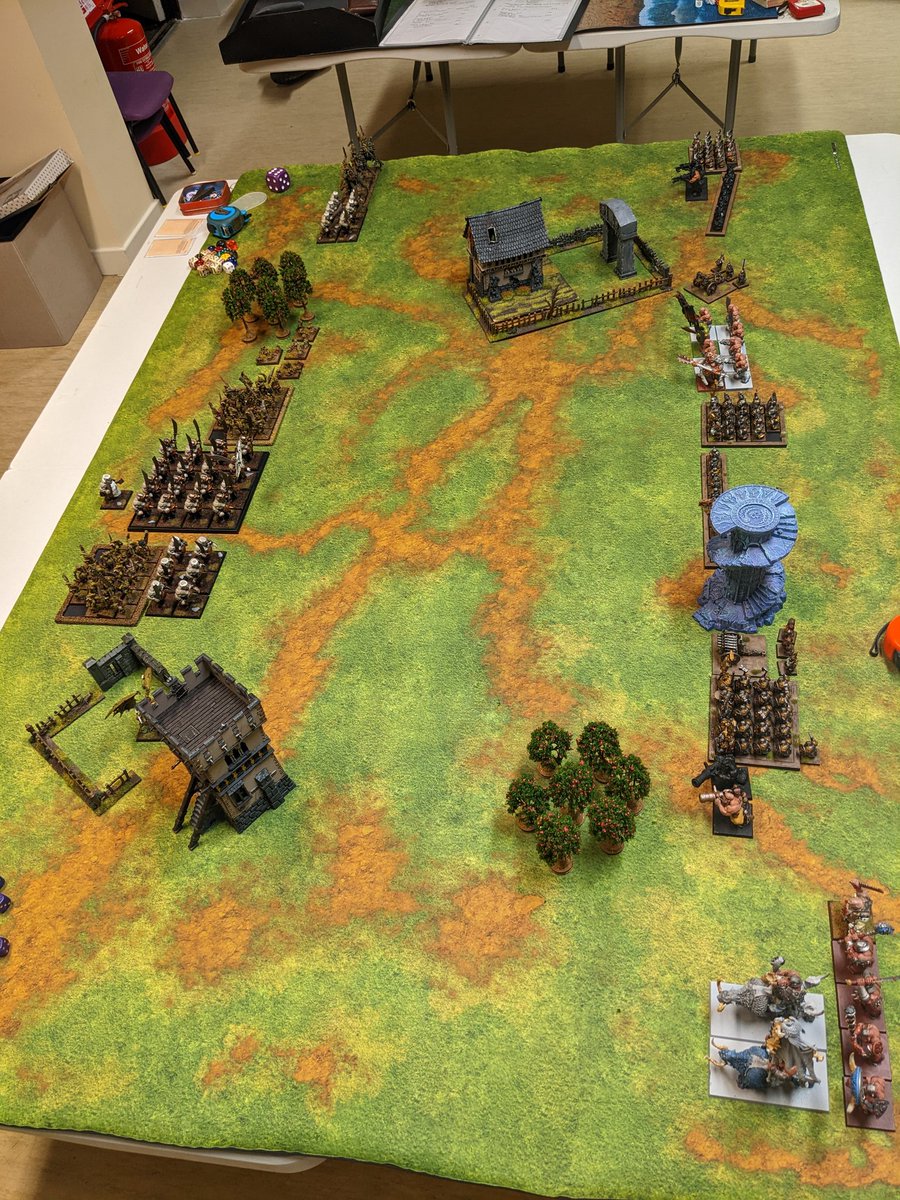 van_von_vulkvan's tweet photo. Forgot to post my last #warhammerfantasybattles game! @GeordieCalgar I've let you down. We had a 2v2 game and it was a blast. Much carnage was had. #warhammer #warhammerfantasy #6thed https://t.co/5jR2HLSlVe