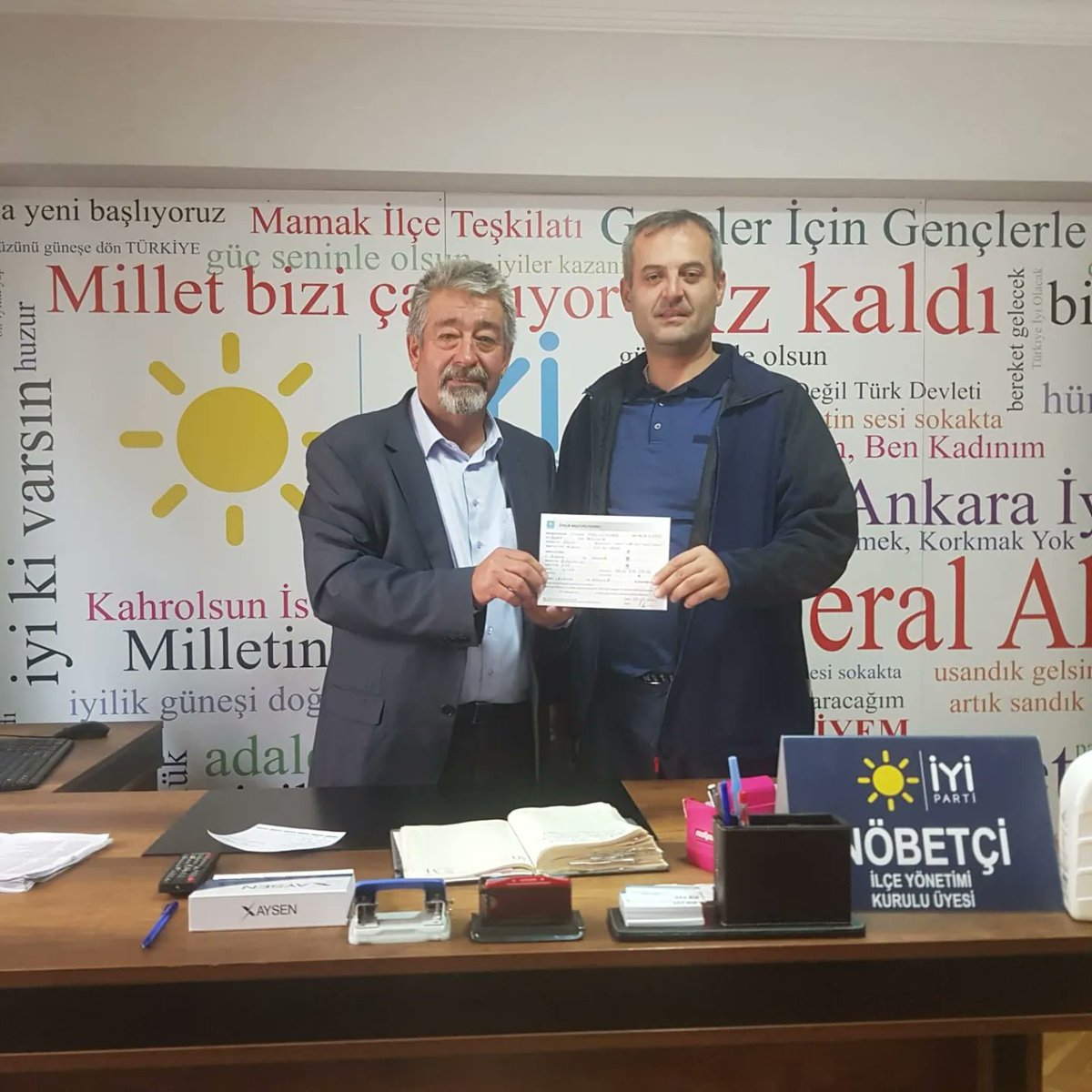 sekerhabib's tweet image. İYİ MAMAK.☀️🇹🇷☀️İlçe Nöbeti Ümit Şahin.
#Teşkilat General Zeki Doğan mah. başkanımız Sayın Çetin AYDOĞMUŞ.
#AVAZ Derneği Programı..
İyiler ve Cesurlar hareketine katılan üyelerimize teşekkür ediyoruz. 
#BizMAMAKLIYIZ
@meral_aksener 
@korayaydintr 
@yetkinozturk06