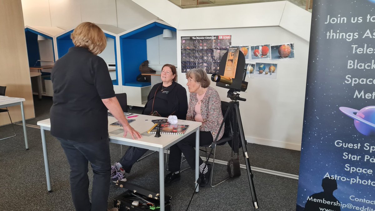 redditchastro's tweet photo. Many thanks to @BIS_spaceflight and @TheHiveWorcs for inviting us to a very busy Space Day. We met some lovely people who may stop by at our meetings we hope and we met amazing Spot The Dog from @BostonDynamics https://t.co/k1CytZQC9f