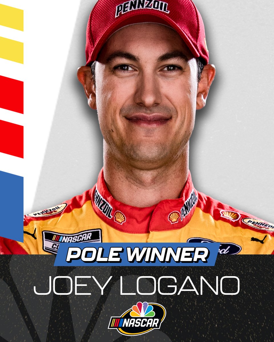 NASCARonUSA's tweet photo. RETWEET to congratulate @joeylogano!

25th career pole for the @Team_Penske driver. #NASCARPlayoffs https://t.co/MCN0iJ64s3