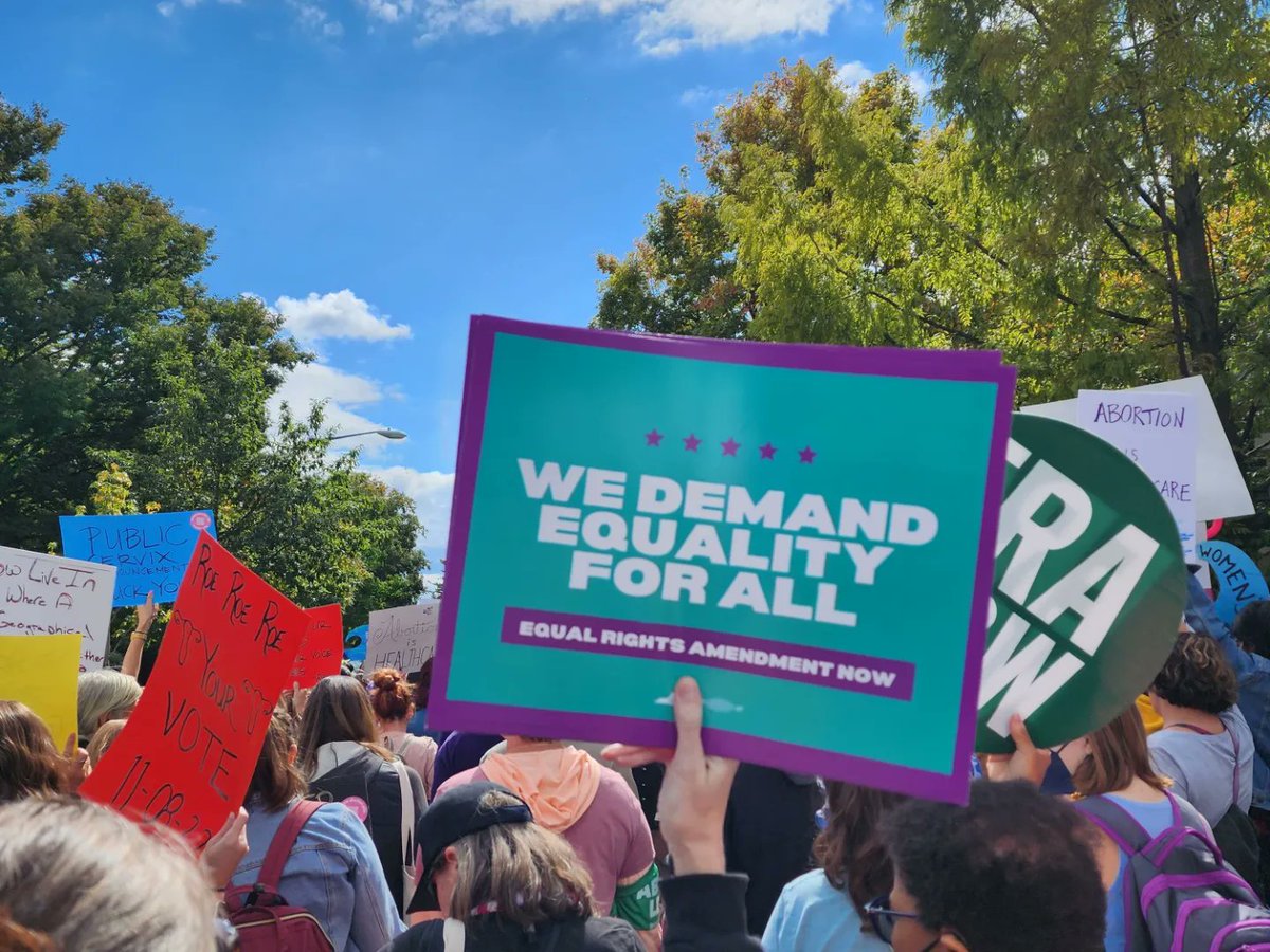ERACoalition's tweet photo. Women's rights are here to stay. #WomensWave @womensmarch https://t.co/sD8FhbXL4U