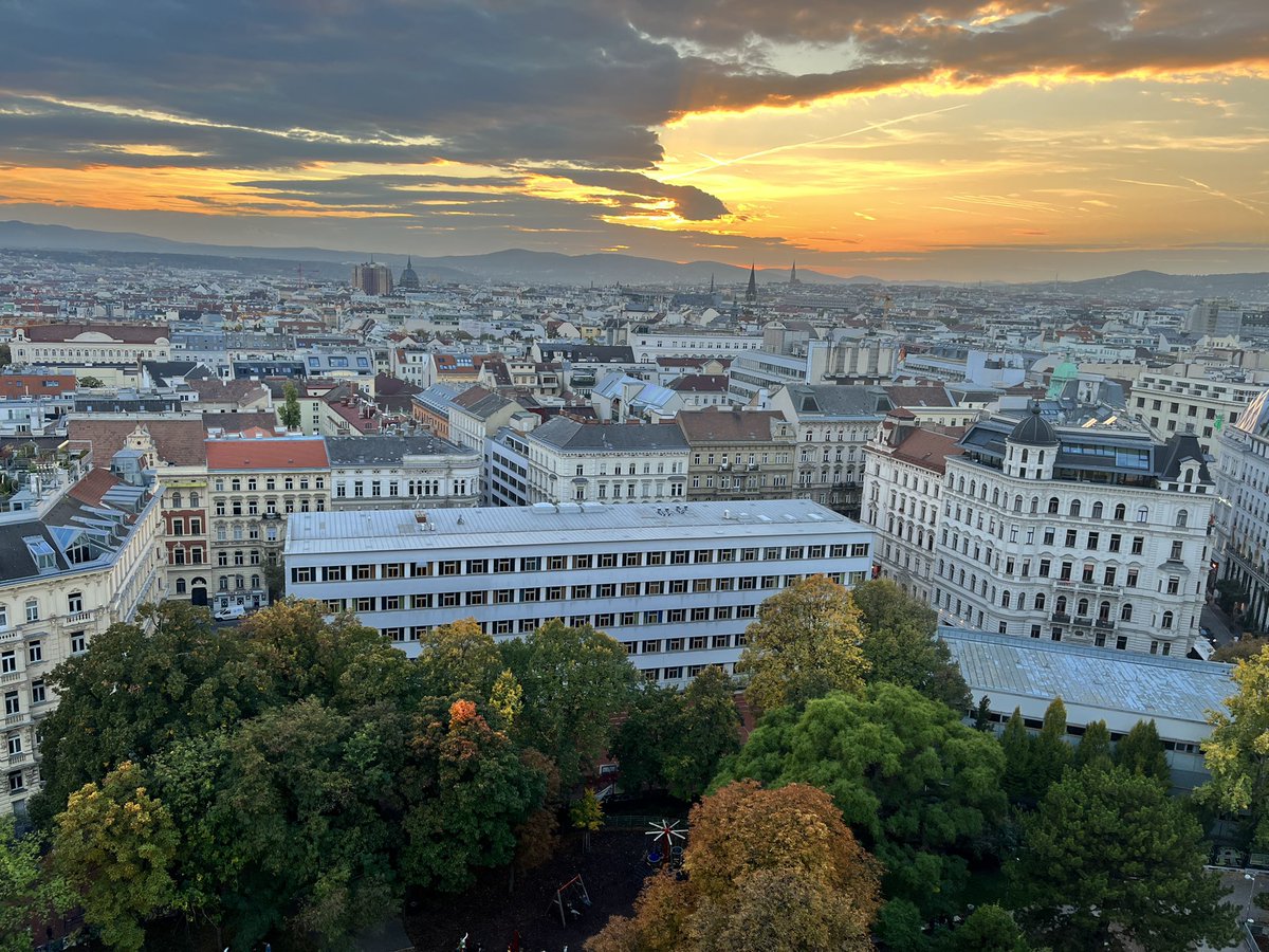 Viyana’da günbatımı