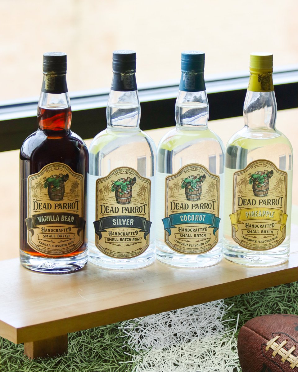 A Saturday full of football? Get your lineup ready with Dead Parrot Rum, the perfect gameday spirits for every Saturday!🥃 🏈 👊 

Find a bottle near you: rockcreekdistillery.com/bottle-finder

#whiskeyisseriousrumisforfun #simplyspirits #drinklahoma #oklahoma #deadparrotrum #gameday #football