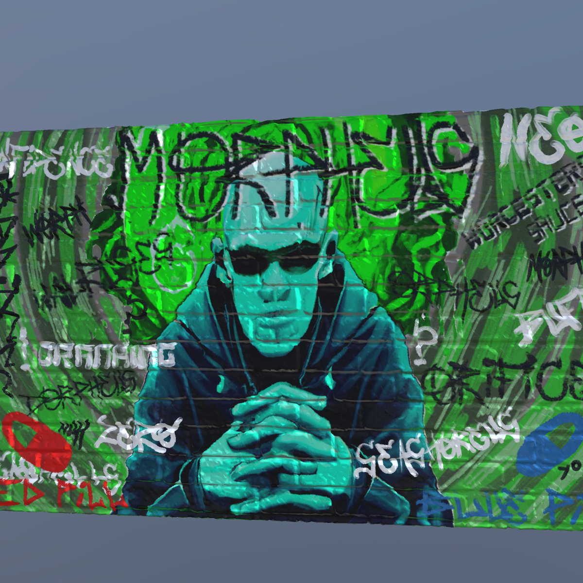 terahbrownobj's tweet photo. Used stable diffusion and DALL E 2 for image #3 and #4 to paint over. Painted in Procreate.
#procreate #graffitiwall #graffiti #procreategraffiti #dalle2 #stablediffusion #aiart #aigeneratedart #digitalart #digitalmural https://t.co/HuTSSzaDZt