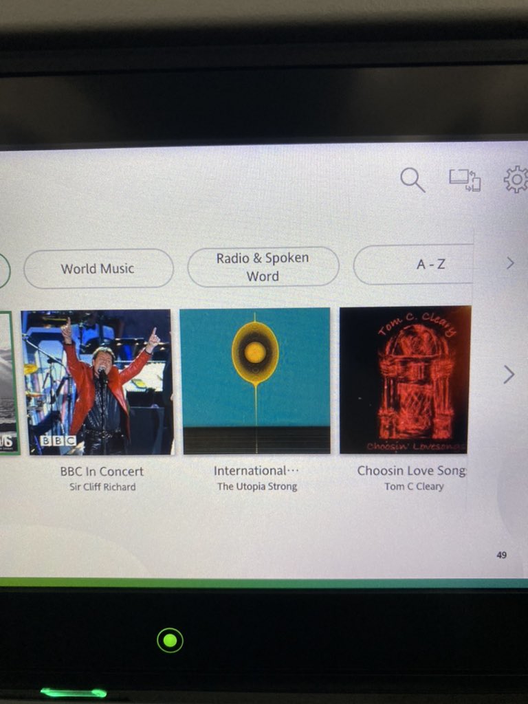 AFewViews's tweet image. I keep forgetting to send you this @StrongUtopia @Knifeworld - spotted on our @AerLingus flight to JFK