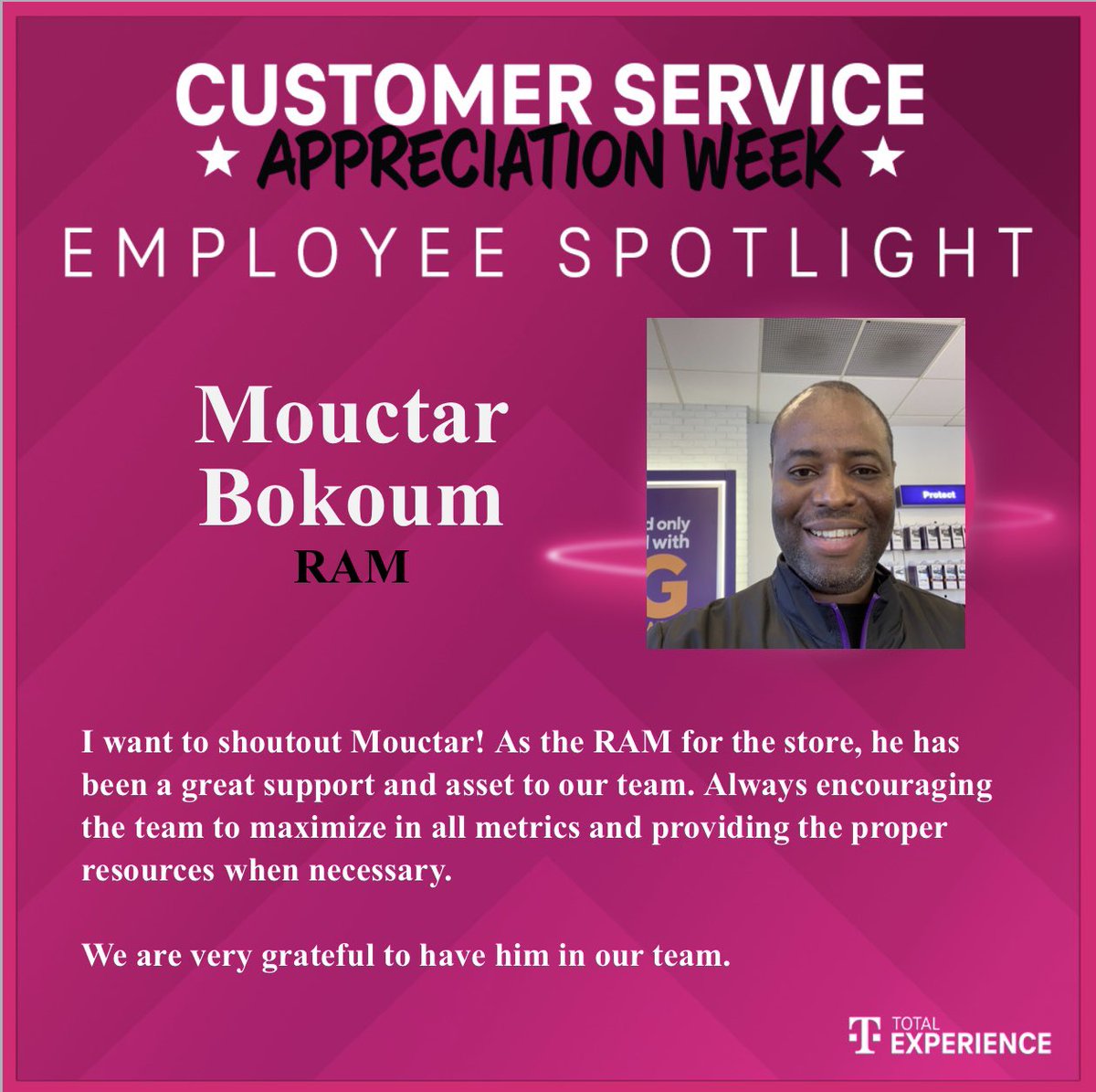 We continue celebrating our team! #AppreciationWeek #metrobyt-mobile