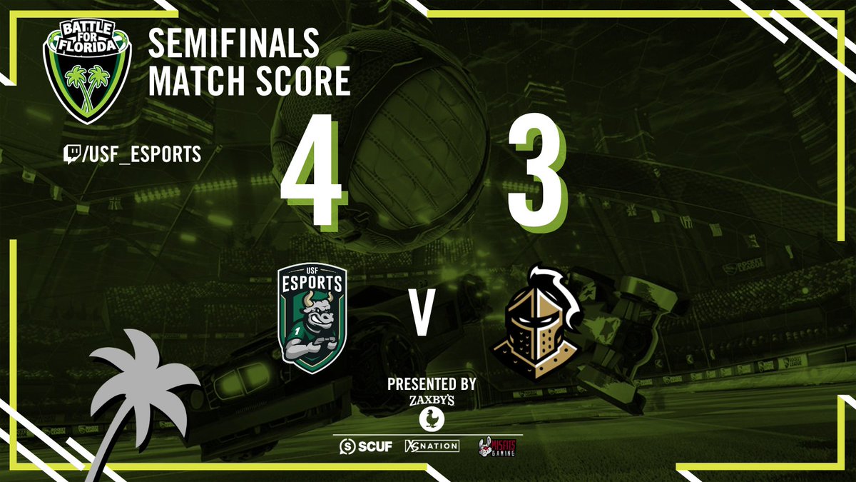 USF_Esports's tweet image. 😲 After a nail biting series, @USF_Esports go all the way to Game Seven, and take down @EsportsatUCF! UCF will now go down to the Lower Bracket to face off against @OwlsGamingClub!

Up next, @IRSCEsports going up against @GatorEsports_, LIVE on twitch.tv/moderator/usf_…