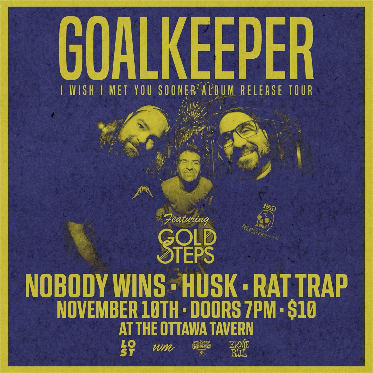 Playing a show in November and would love to see some friendly faces 🖤