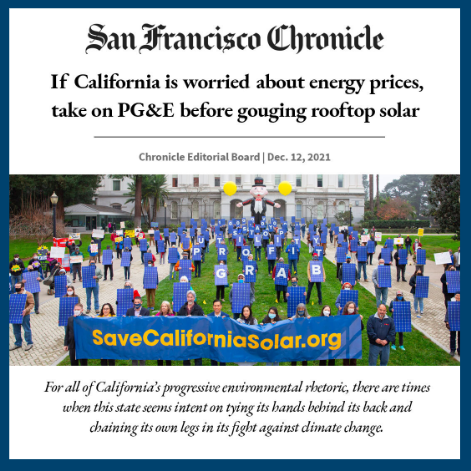 solar_rights's tweet photo. .@GavinNewsom you have the power to tell the @californiapuc to scrap the #SolarTax - don't listen to big utilities. #SaveSolar https://t.co/tX6jCa1IUq