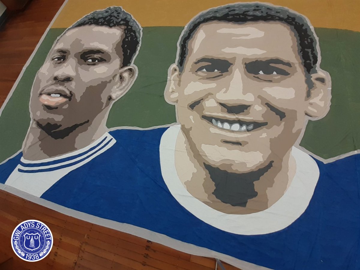 Quick preview of the new hand painted banner that has been made to celebrate the contributions of those who have under represented in the past, as part of Black History Month.