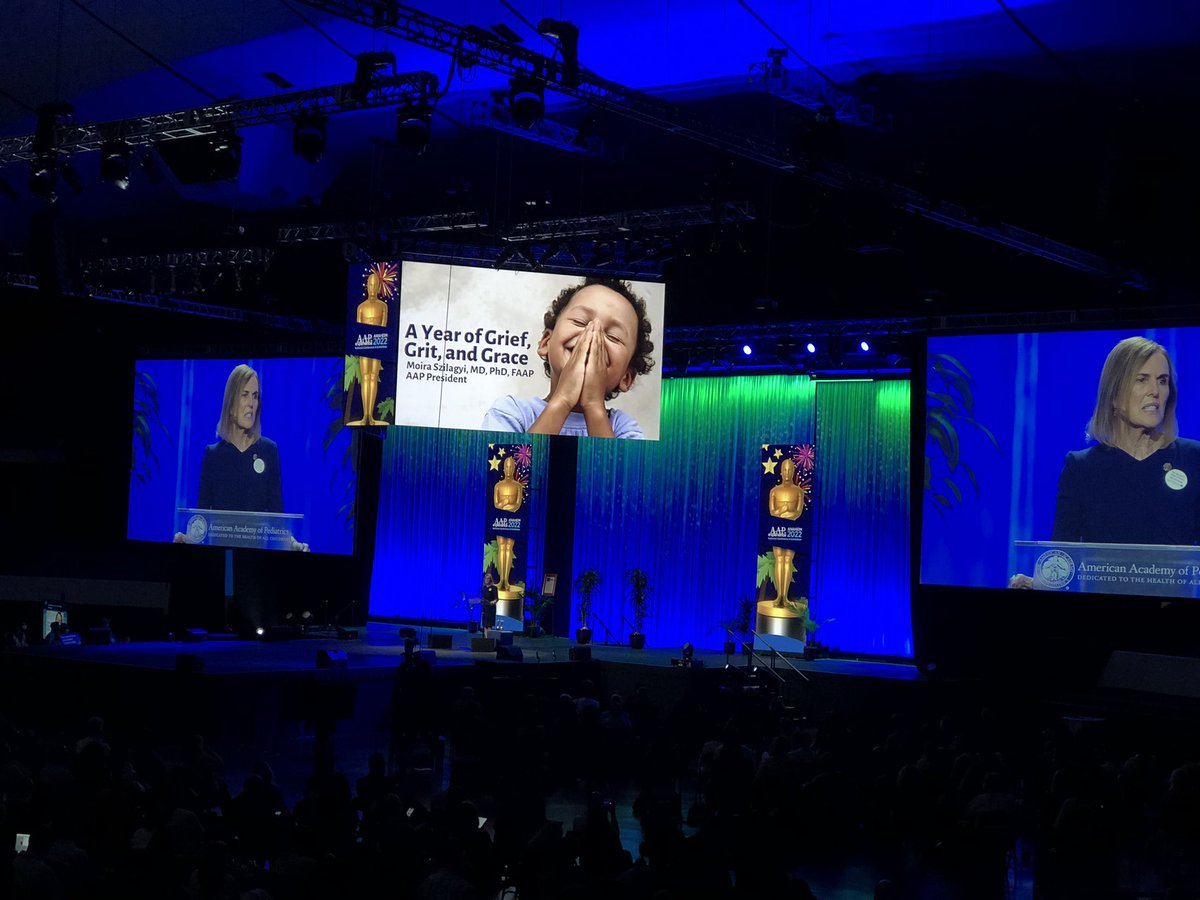 “When times are at their worst, we are at our best.”
Dr. Szilagyi at #AAP2022 <a href="/AmerAcadPeds/">American Academy of Pediatrics</a>