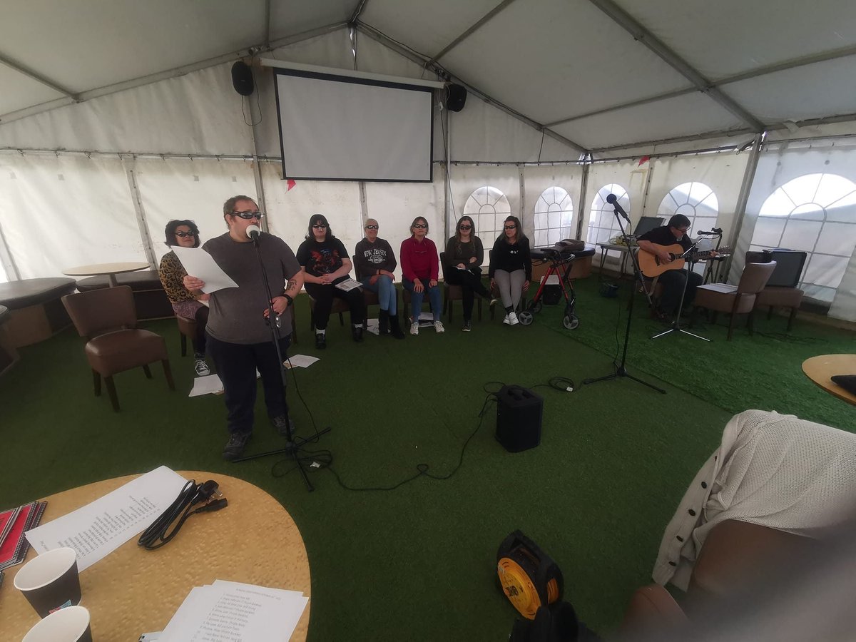 LockLegacy's tweet image. World mental health day rehearsals, getting ready for Monday @gainslife @GainsboroughCr1 @WestLindseyDC @ShineLincs @VCSWestLindsey