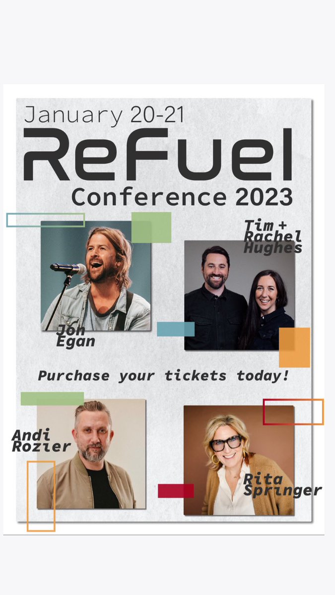 Have you heard about ReFuel Conference yet?? The conference in January of 2023 is shaping up to be 🔥🔥🔥! Tickets and info—ReFuelConference.com. The early-bird deadline is October 20!!