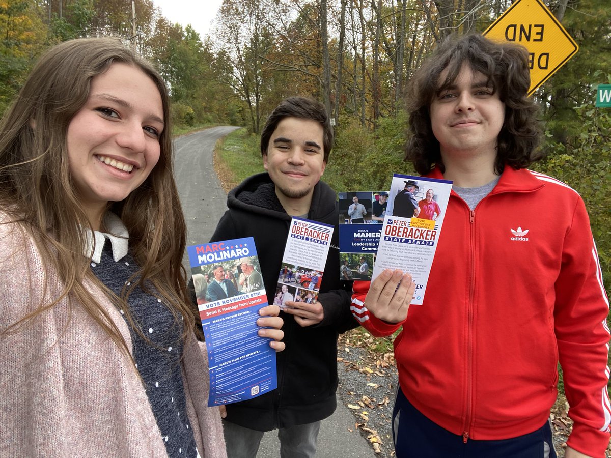 OneontaCRs's tweet photo. Our Day of Action was a HUGE success! We’re getting the word out to make sure New Yorkers elect @marcmolinaro, @SenOberacker, and @SupervisorMaher on November 8th! https://t.co/McfQMkmg8G