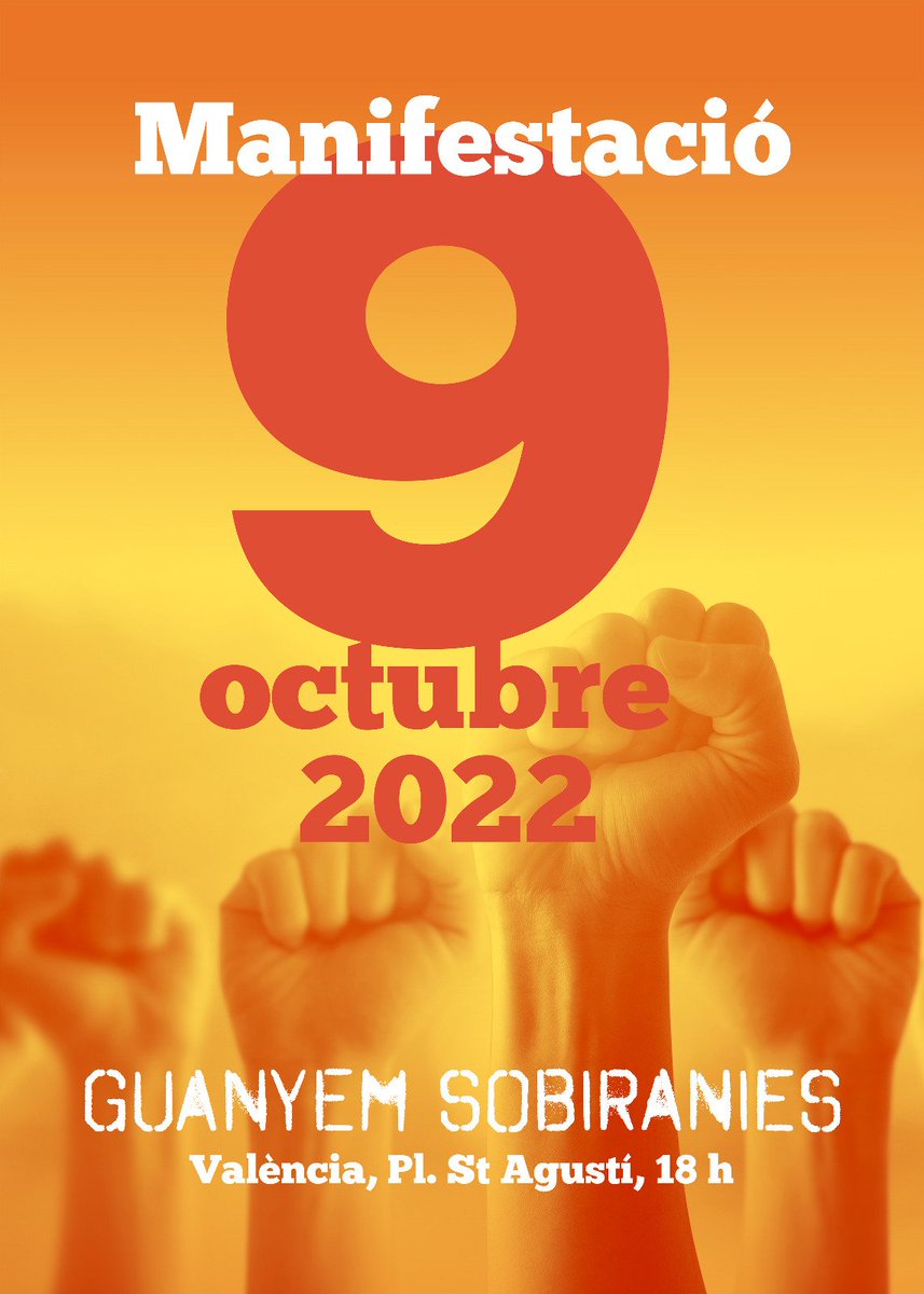 sochortenc's tweet photo. En la vigília del #9dOctubre visca el #PaisValencia 
Guanyem sobiranies. Som-hi! https://t.co/IPqSMi96lr